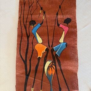 2 Signed Original African Art Batik